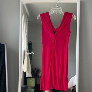 Elegant Red Sleeveless Dress